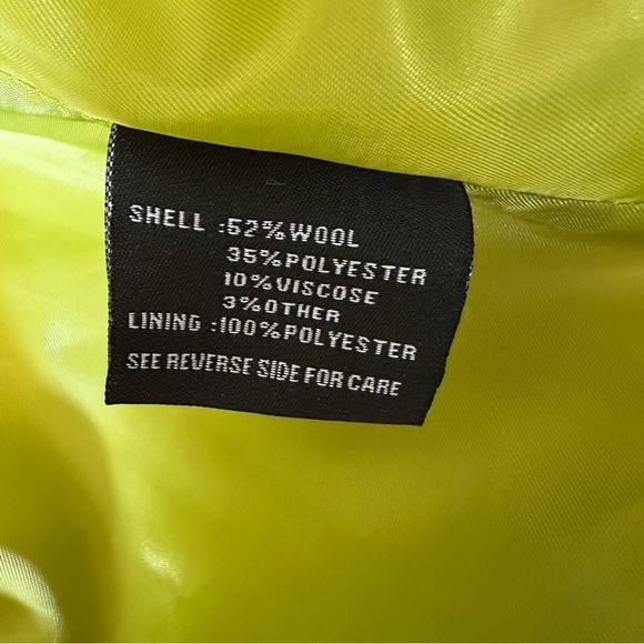 NWT Steve Madden Ivory Wool Blend Pea Coat XL - Picture 12 of 12